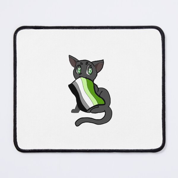 Item preview, Aromantic black cat pride designed and sold by Dollymeds.