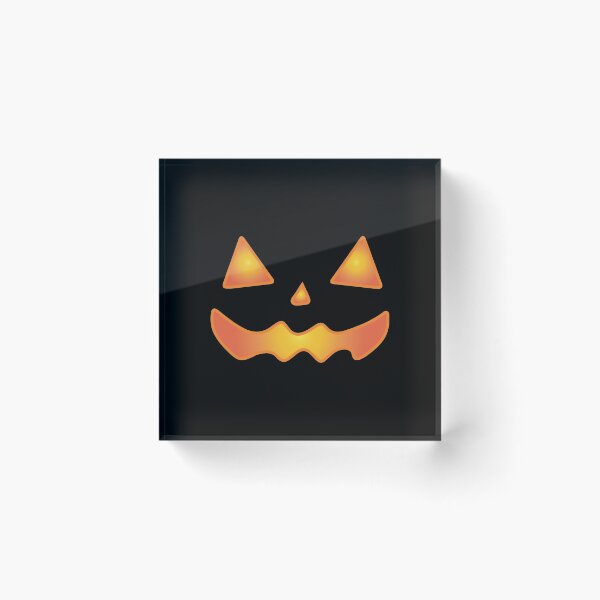 Item preview,  Cute and Kawaii Scary Halloween Pumpkin and Jack O Lantern Face 5 designed and sold by ArtSparkInc.