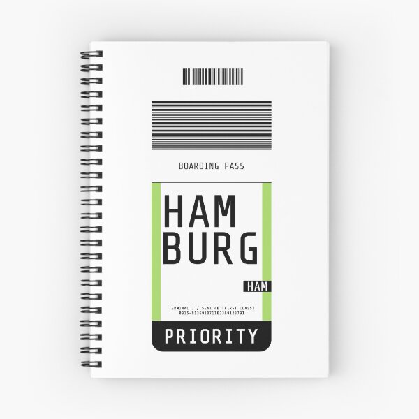 Item preview, Hamburg Boarding Pass HAM designed and sold by lukassfr.