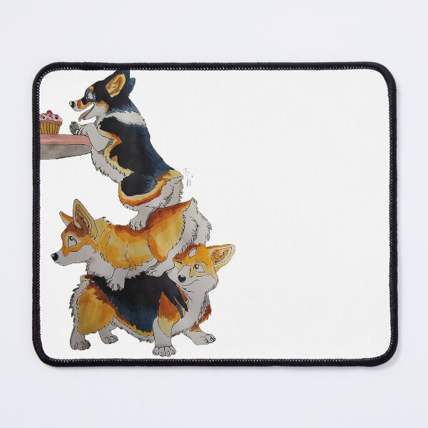Item preview, Corgi hungry for cupcake designed and sold by Eikia.