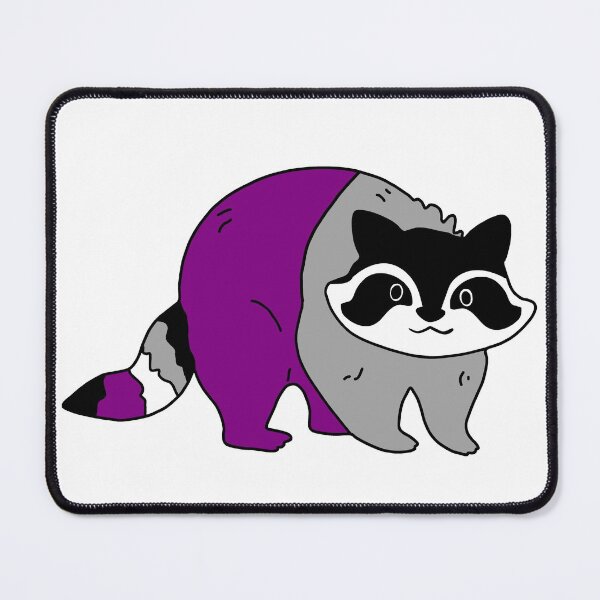 Item preview, Subtle Asexual Raccoon. asexual raccoon designed and sold by tiredandbored.