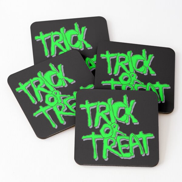 Item preview, Trick or Treat Text Green designed and sold by WearWolfDesigns.