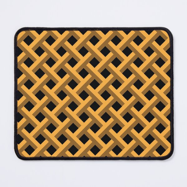 Item preview, Gold Yellow and Black Weave Seamless Repeating Pattern designed and sold by hobrath.