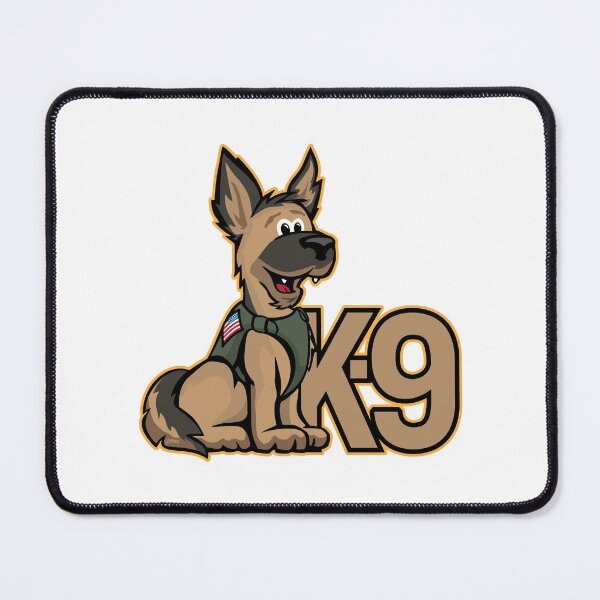 Item preview, K-9 Dog Cartoon Illustration designed and sold by hobrath.