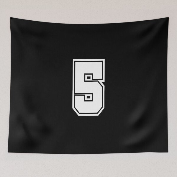 Item preview, 5 number college style football soccer designed and sold by GeogDesigns.