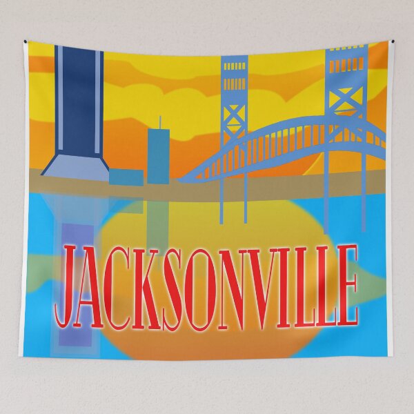 Item preview, Jacksonville Skyline Graphic designed and sold by EdwardMonet.