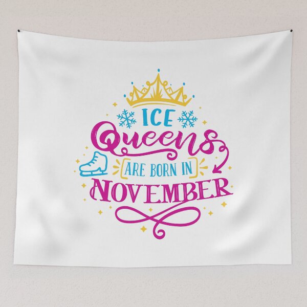 Item preview, Ice Queens Are Born In November (color version) designed and sold by TripleTriple.