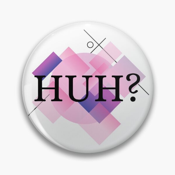 Item preview, Abstract ‘HUH?’ Design – Minimalist Geometric Art designed and sold by DonneeCreations.