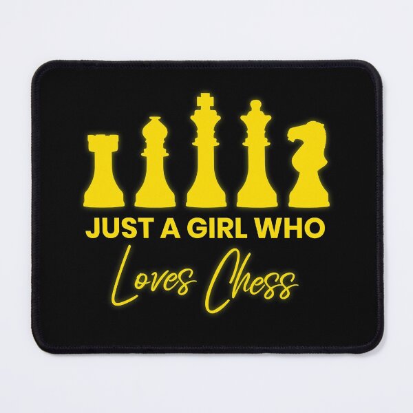 Item preview, Just A Girl Who Loves Chess designed and sold by ProArtzilla.