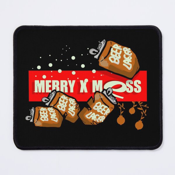 Item preview, Merry X Mess Christmas saying cartoon beer can designed and sold by vibeno1.