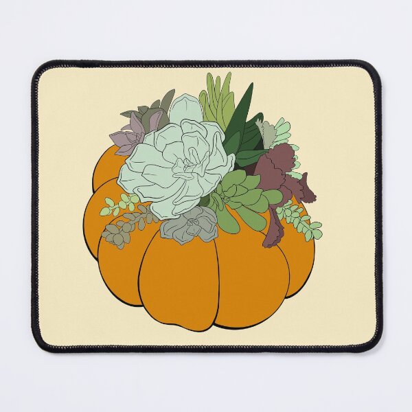 Item preview, Minimalistic Orange Succulent Pumpkin designed and sold by Lady-Lilac.
