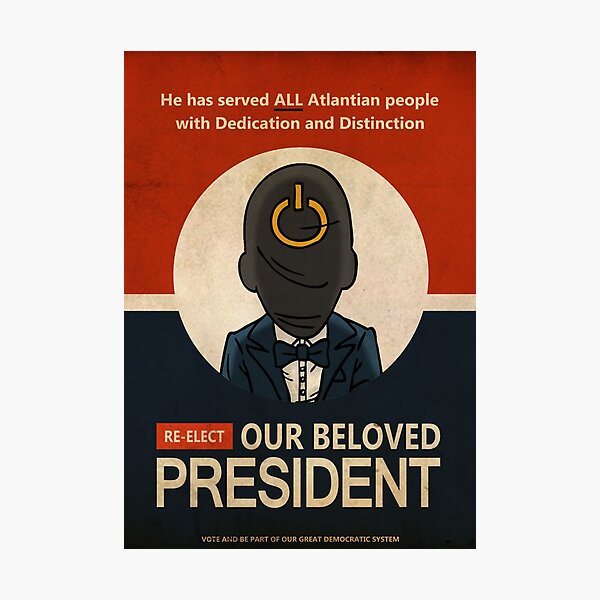 Re-elect our beloved President Photographic Print