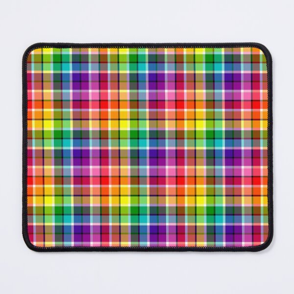 Item preview, Rainbow LGBT Pride Plaid designed and sold by plaidwerx.