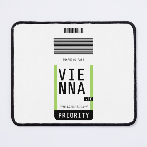 Item preview, Vienna Boarding Pass VIE designed and sold by lukassfr.