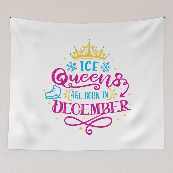 Item preview, Ice Queens Are Born In December (color version) designed and sold by TripleTriple.
