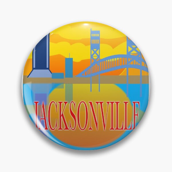 Item preview, Jacksonville Skyline Beside The St. John River Graphic designed and sold by EdwardMonet.