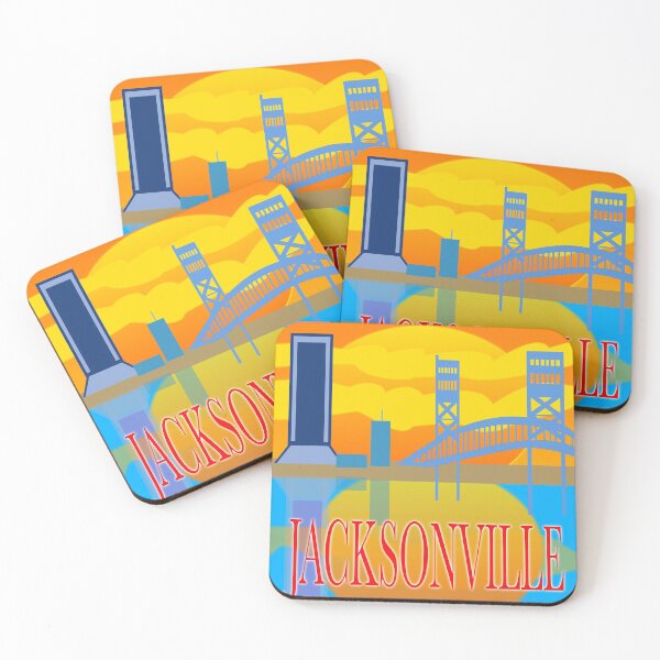 Item preview, Jacksonville Skyline Beside The St. John River Graphic designed and sold by EdwardMonet.