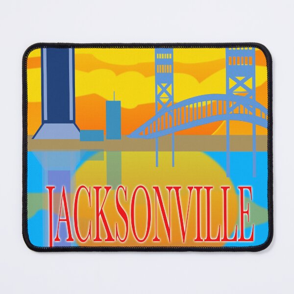 Item preview, Jacksonville Skyline Beside The St. John River Graphic designed and sold by EdwardMonet.