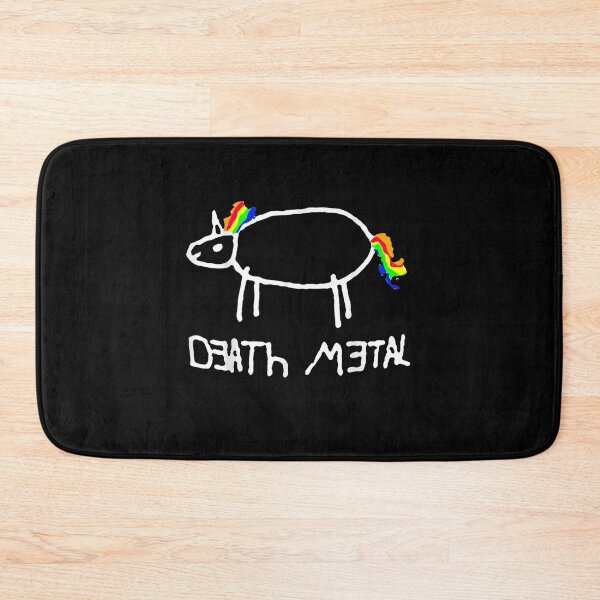 Item preview, Unicorn Death Metal Heavy Metal Black Metal Fun Design designed and sold by jodyjaim.