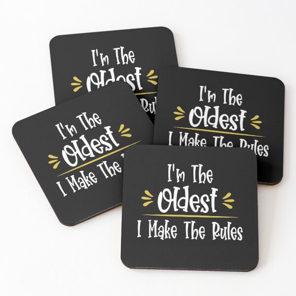 Item preview, I'm The Oldest I Make The Rules Funny Older Sibling designed and sold by ZiesMerch.