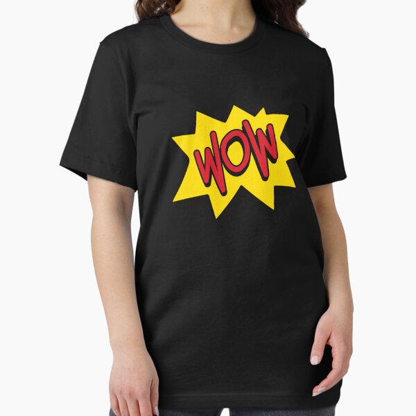 Vista previa del artículo con la obra « wow día de camiseta gratis», diseñado y vendido por Abdelhakim-ben.