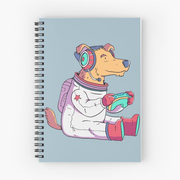 Item preview, Cute Gamer Animal Cartoon // Space Dog Gamer designed and sold by SLAG-Creative.