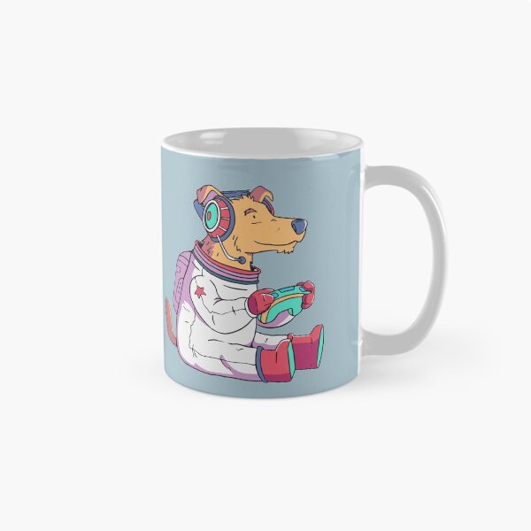 Item preview, Cute Gamer Animal Cartoon // Space Dog Gamer designed and sold by SLAG-Creative.