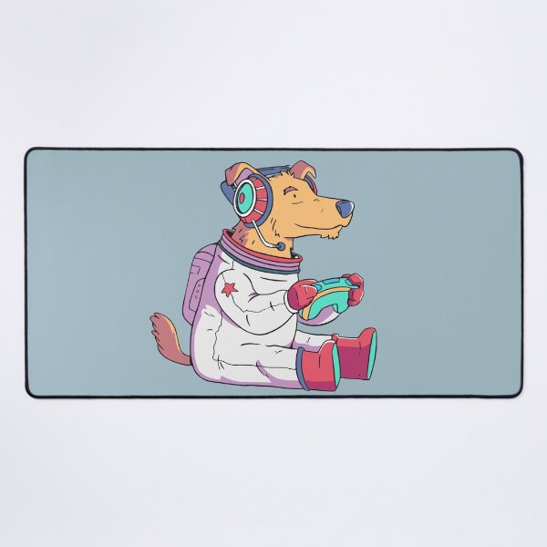 Item preview, Cute Gamer Animal Cartoon // Space Dog Gamer designed and sold by SLAG-Creative.