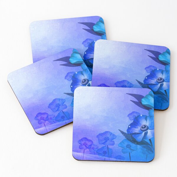 Artikelvorschau, Schönes weiches Indigo-Blumen-Design entworfen und verkauft von NexusArts.
