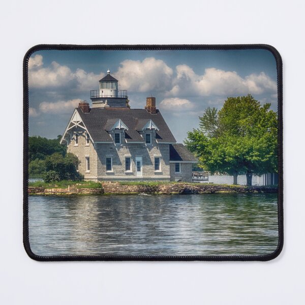 Item preview, Sisters Island Lighthouse - Thousand Islands, NY designed and sold by Kathy Weaver.