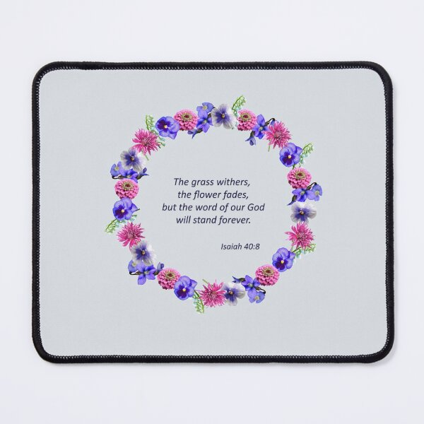 Item preview, Ring of Flowers - Isaiah 40:8 designed and sold by Kathy Weaver.