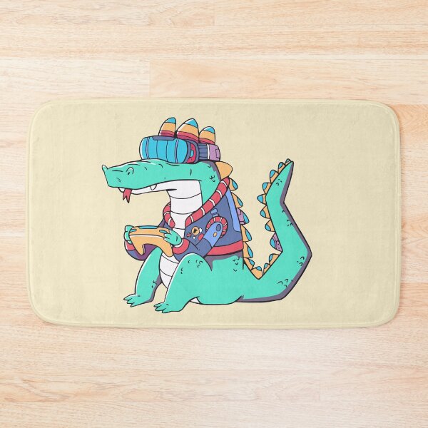 Item preview, Cute Gamer Animal Cartoon // Alligator Gamer designed and sold by SLAG-Creative.