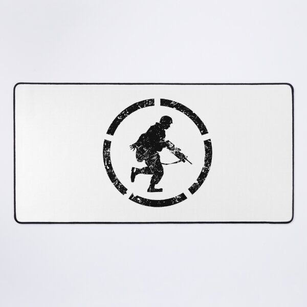 Item preview, American Army Soldier Running Military Design (black) designed and sold by Impi Workshop.