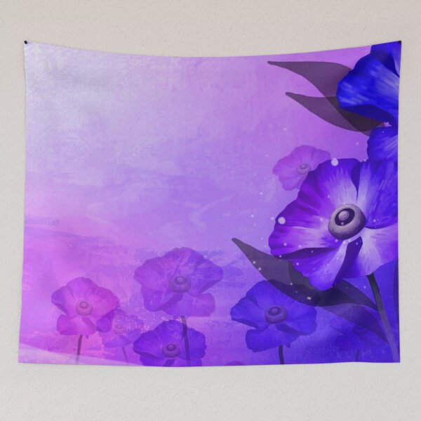 Artikelvorschau, Schönes Violett-Blumen-Design entworfen und verkauft von NexusArts.