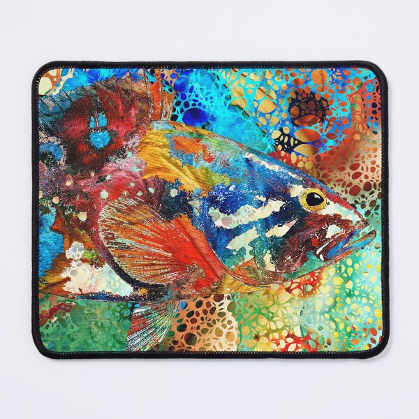 Item preview, Colorful Grouper Fish Part 2 by Sharon Cummings designed and sold by Sharon Cummings Art.