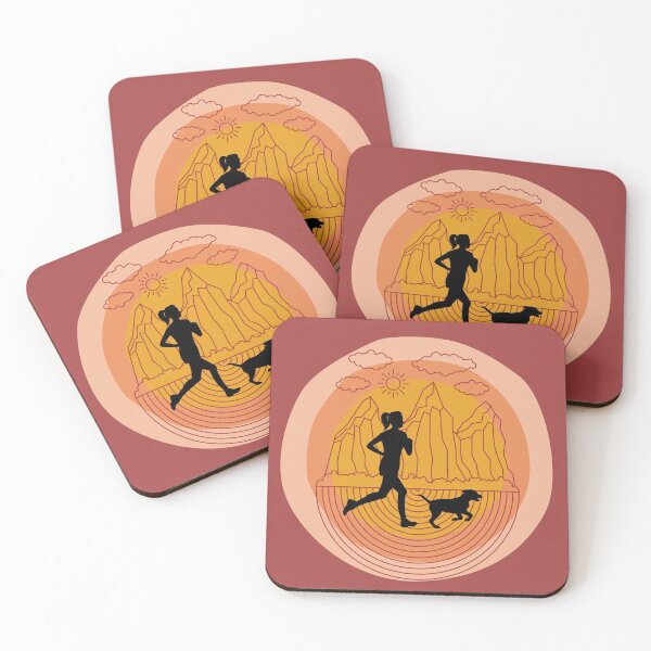 Item preview, Woman Running with Dog designed and sold by Ashley Dennis.