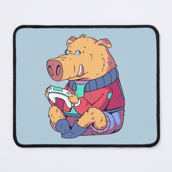 Item preview, Cute Gamer Animal Cartoon // Warthog Gamer designed and sold by SLAG-Creative.