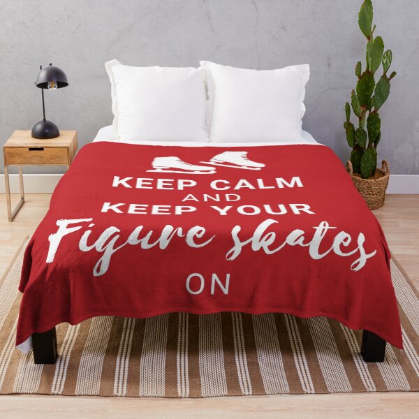 Item preview, Keep Calm And Keep Your Figure Skates On designed and sold by TripleTriple.