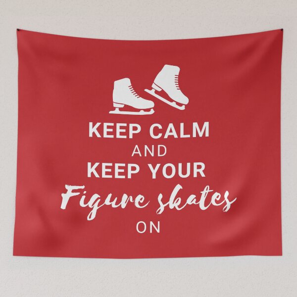 Item preview, Keep Calm And Keep Your Figure Skates On designed and sold by TripleTriple.