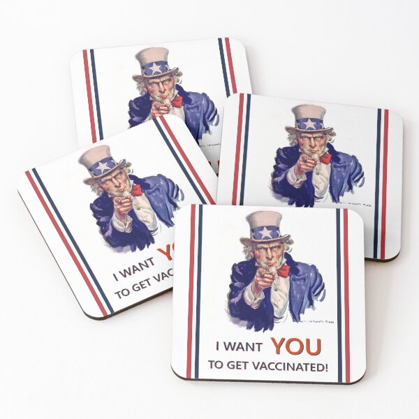 Item preview, I want you to get vaccinated! designed and sold by BarnArt.