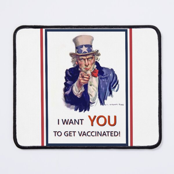 Item preview, I want you to get vaccinated! designed and sold by BarnArt.