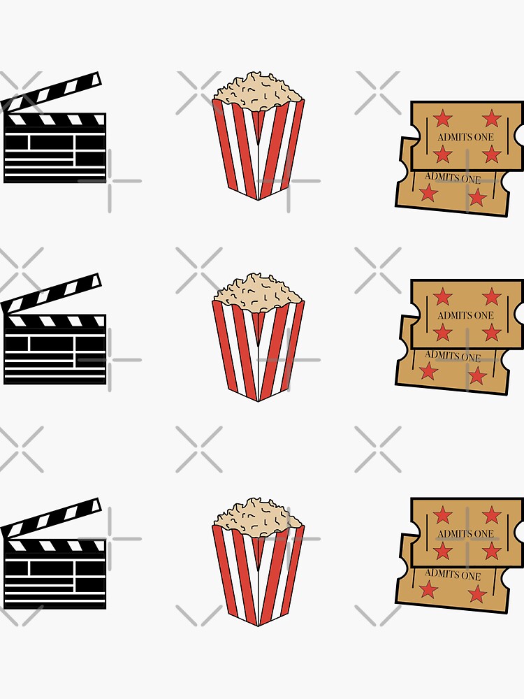 "Movie Sticker Pack" Sticker for Sale by SillyBale Redbubble