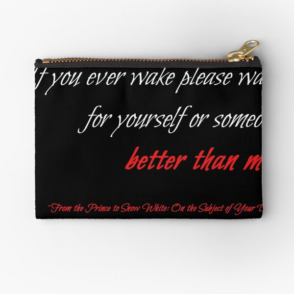 From the Prince to Snow White Zipper Pouch