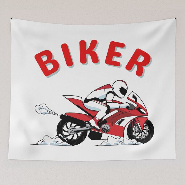 Item preview, Biker Sport Motorbike Racing Motorcycle Rider designed and sold by luvvvvvit.
