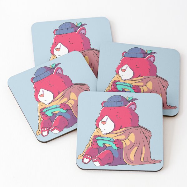 Item preview, Cute Gamer Animal Cartoon // Bear Gamer designed and sold by SLAG-Creative.