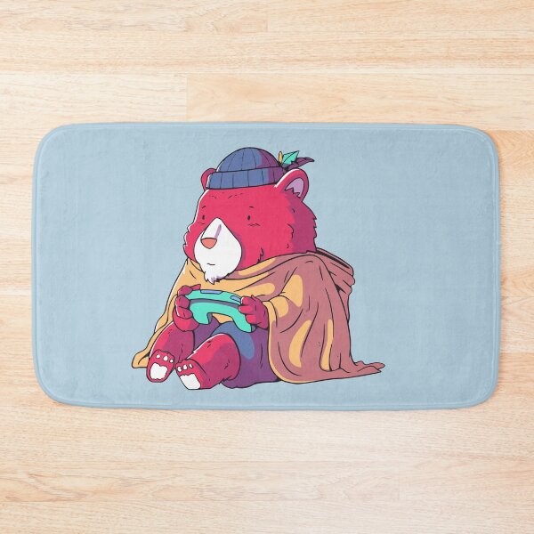 Item preview, Cute Gamer Animal Cartoon // Bear Gamer designed and sold by SLAG-Creative.