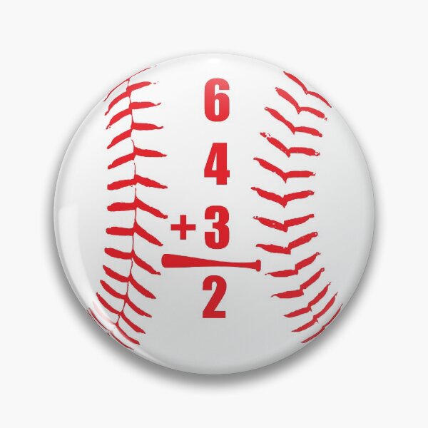 Item preview, Funny Baseball Gift 6+4+3 2 baseball Double Play designed and sold by TCCPublishing.