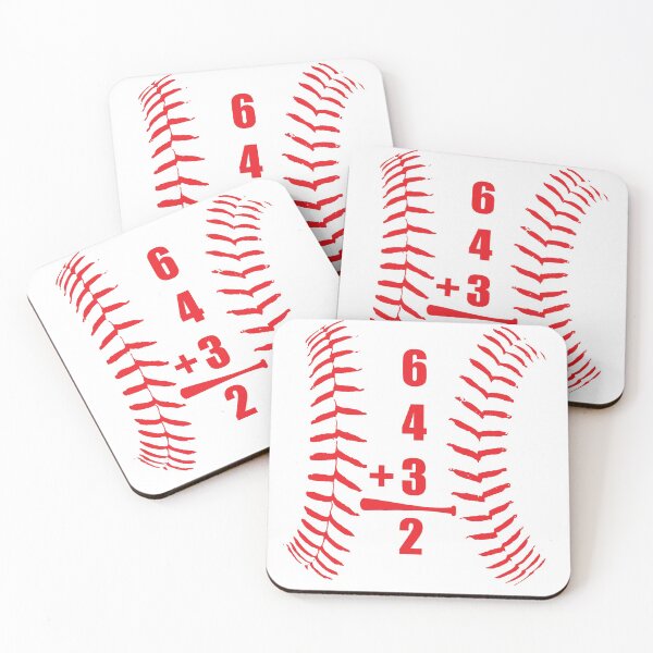 Item preview, Funny Baseball Gift 6+4+3 2 baseball Double Play designed and sold by TCCPublishing.
