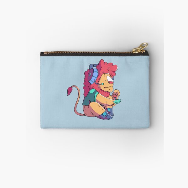 Item preview, Cute Gamer Animal Cartoon // Lion Gamer designed and sold by SLAG-Creative.