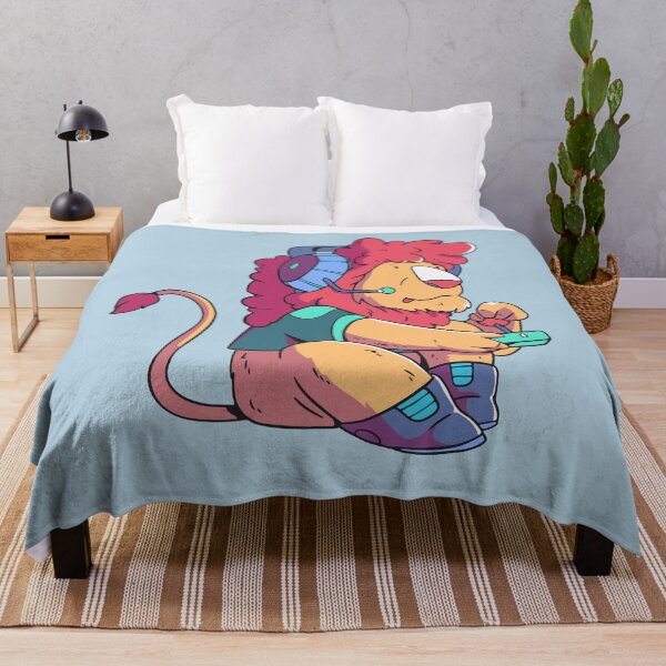 Item preview, Cute Gamer Animal Cartoon // Lion Gamer designed and sold by SLAG-Creative.